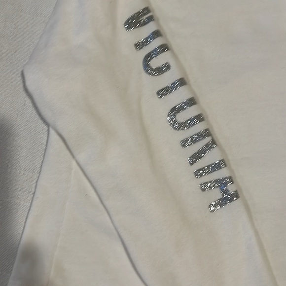 Victoria sport white crop sweatshirt - Picture 3 of 5